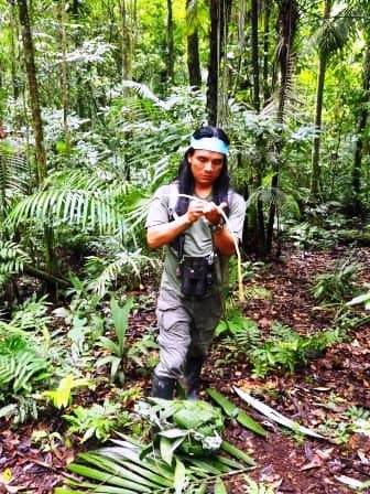 Guide in Amazon Forest