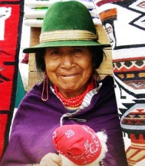 Indian woman from Salasacas